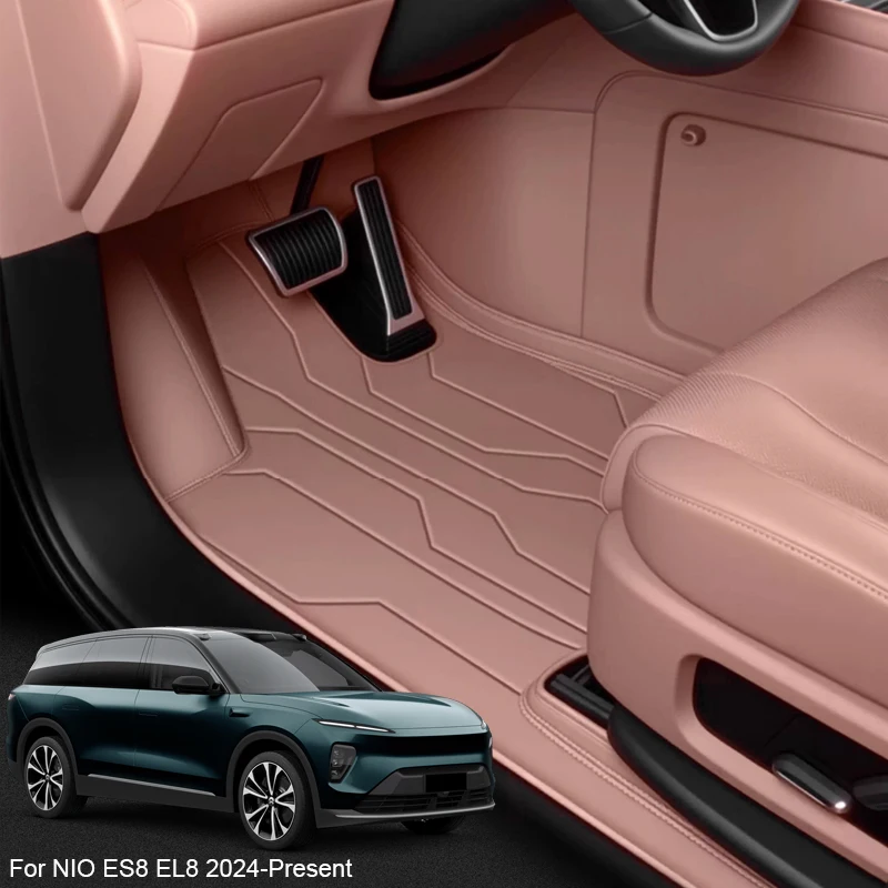 

Custom Nappa Leather Anti-Slip Car Foot Protect Mat For NIO ES8 EL8 2024-Present Luxury Waterproof Floor Pad Interior Accessory