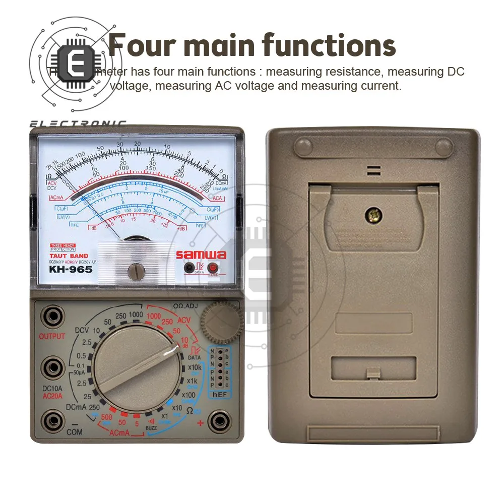 Needle Type Universal Meter Pointer Display Electrical Multimeters Voltage Current Resistance Tester AC DC