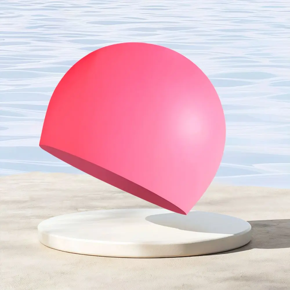 High High Quality Silicone Swimming Cap For Long Hair Adult Waterproof Bathing Hat Elastic Comfortable Pool Sports Gear - Aliexpress Deal