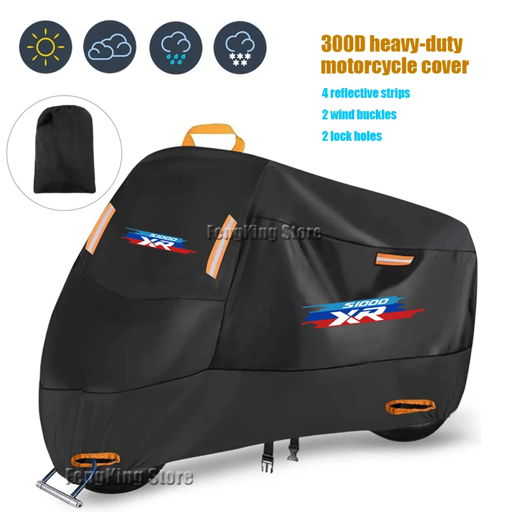 Juste de moto étanche pour BMW, protection UV, anti-poussière, anti-neige, extérieur, S1000Poly s, 1000, XR