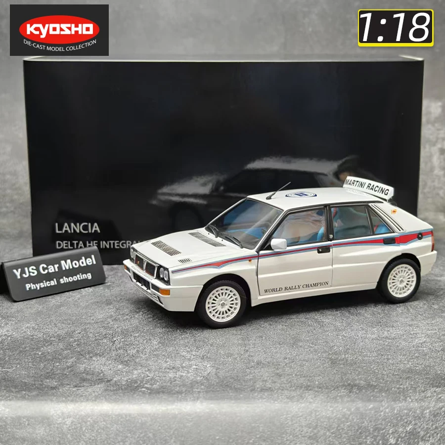 京商 1:18 Lancia Delta HF ホワイト KYOSHO ORIGINAL 1/18scale Lancia Delta HF 4WD Targa Florio 
