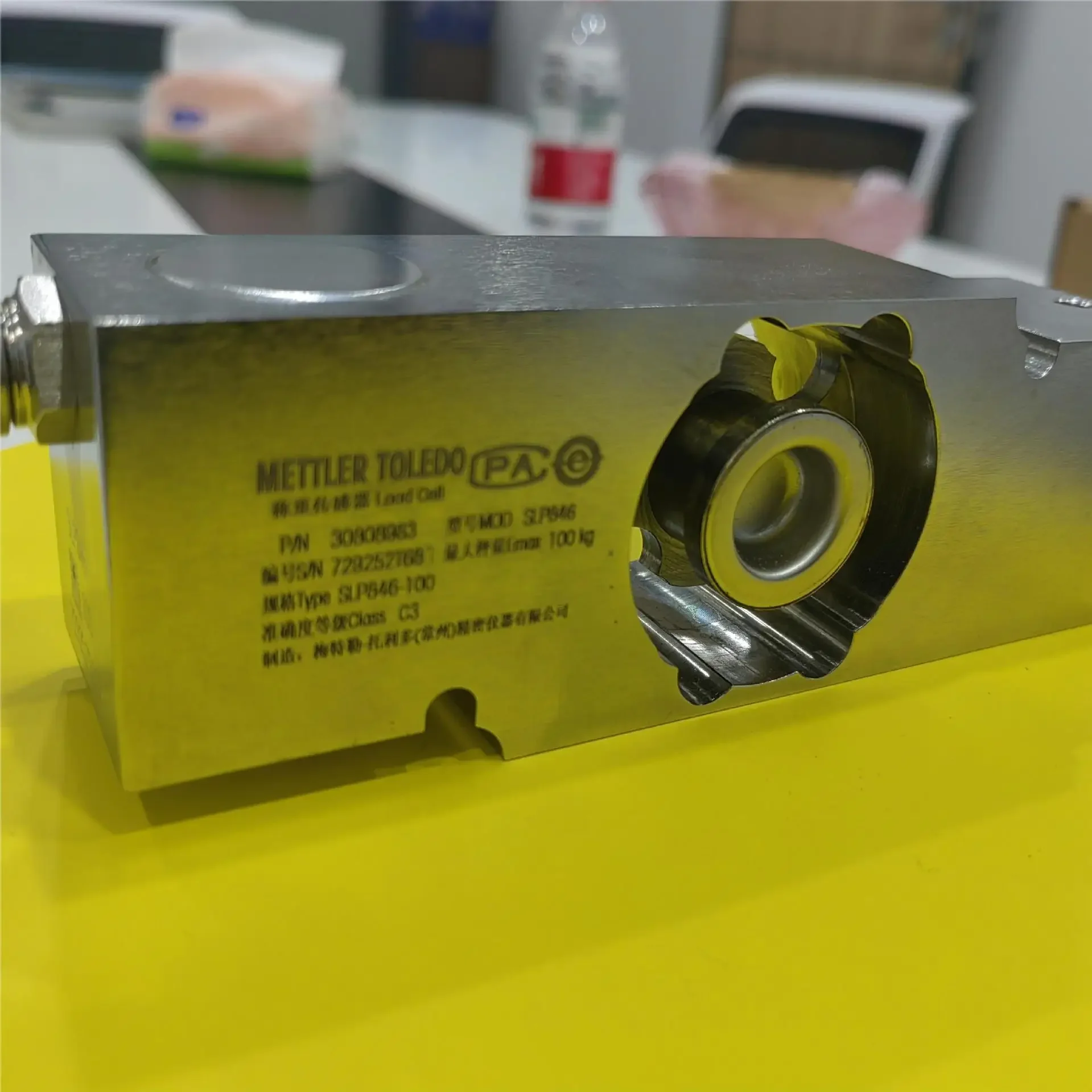 

Stainless steel cantilever load cell SPL846 range optional