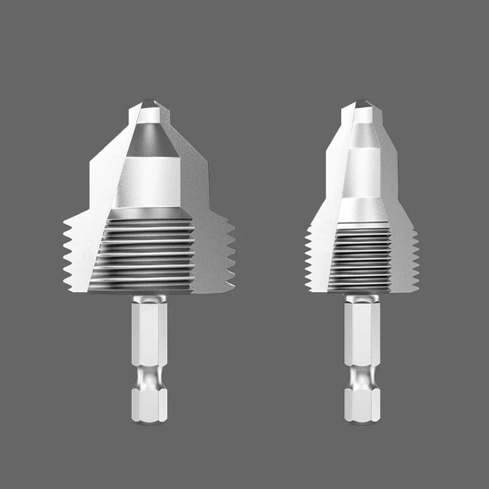 Hexagonal Handle Drill Bit Drill Bit 1 Inch 32MM Three-Blade Drill Versatile Pipe Applications Wear-resistant Material
