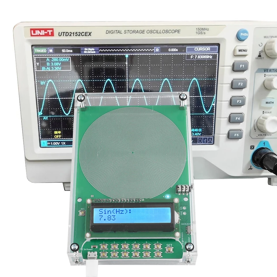 Produktbild von Tragbarer 7,83 Hz Signalgenerator – Schumann-Resonanz Oszillator, Digital, Stabil, Rauscharm, Mit Langer Akkulaufzeit – Für Büro, Zuhause & Outdoor (Rot)