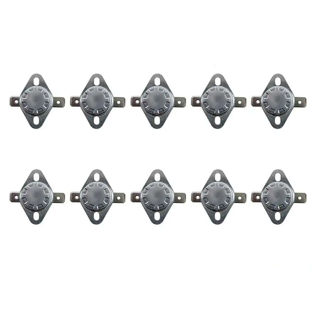 10pcs KSD302 16A Snap-action Thermostat Switches Accurate Temperature Control For Microwave Electric Kettle Household Appliances