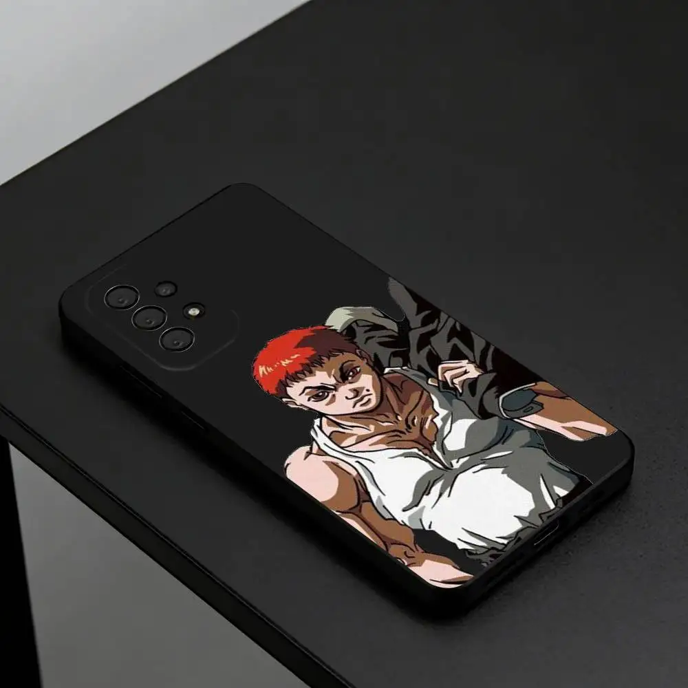 Baki Dou Hanma BAKI Phone Case For Samsung S26,S25,S24,S23,S22,Plus,Cover  Black Shell