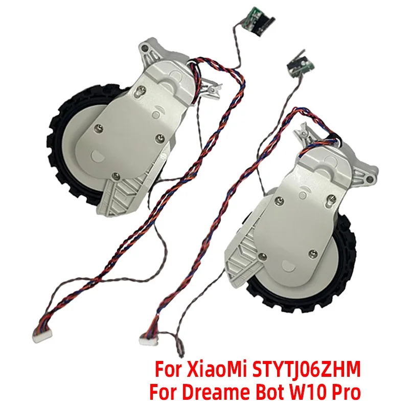 Akcesoria do robota sprzątającego XiaoMi Self Cleaning Vacuum Mop Pro STYTJ06ZHM Dreame Bot W10 Pro - kółka lewe, prawe, kółka prowadzące, części zamienne.