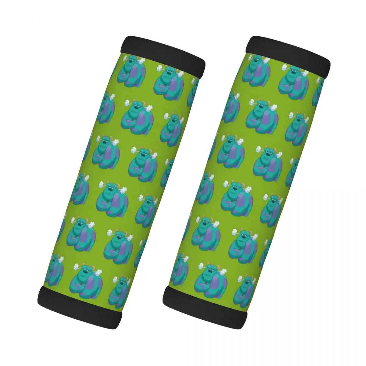 

Custom Monsters University Luggage Handles Wrap Grips 2 Pcs Handle Grip For Travel Bag Luggage Suitcase Airplane Soft
