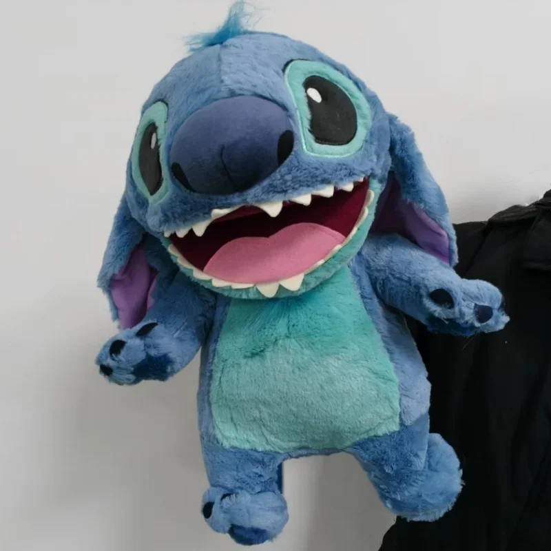 38cm Disney Lilo i Stich pluszowa zabawka Anime lalka pacynka na rękę Cartoon nadziewane miękkie towarzysz prezenty na urodziny i boże narodzenie dla dzieci