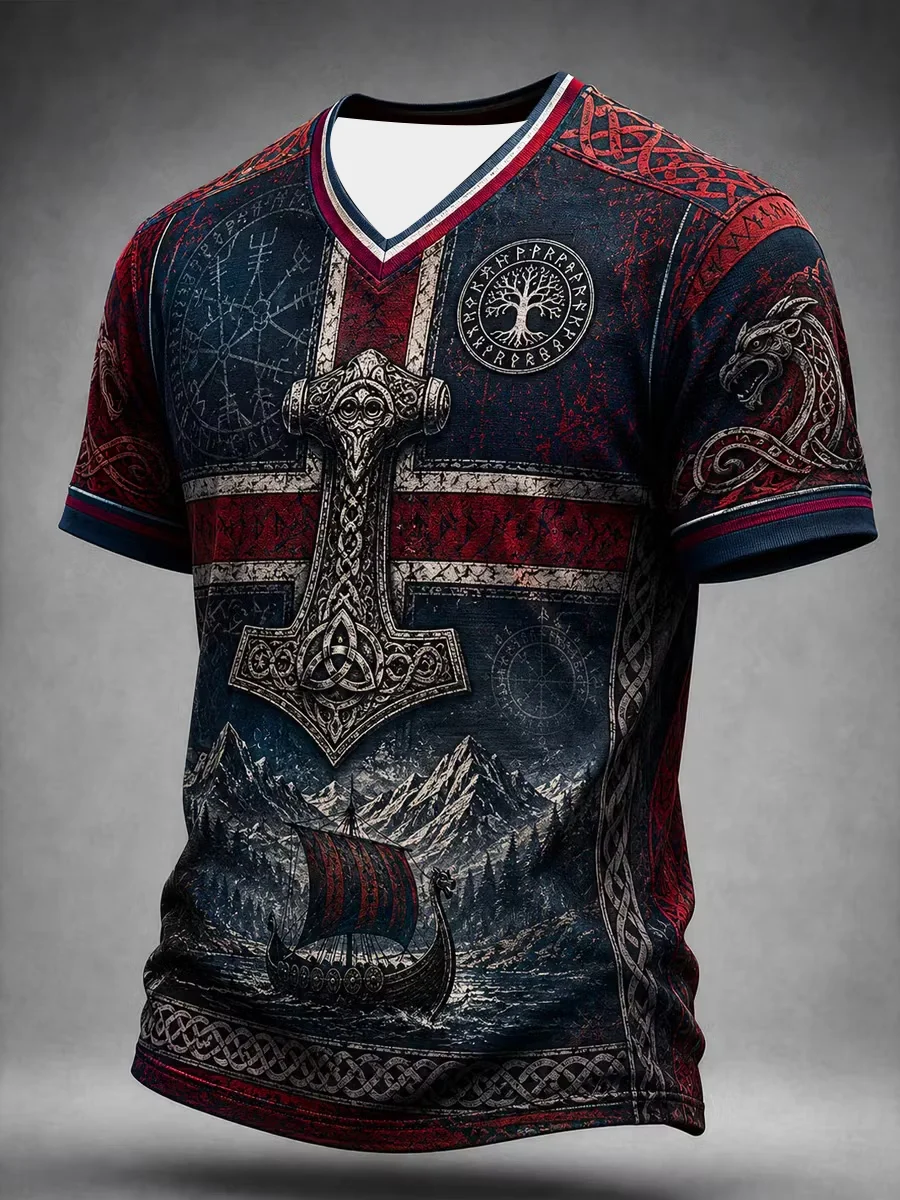T-shirt d'entraînement de football pour supporters norvégiens 2027 - Impression 3D - Tendance, confortable et respirant - Vêtements pour toute la famille