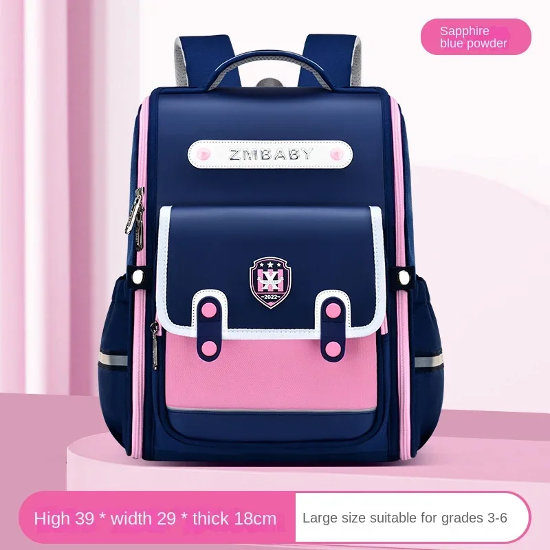 Mochila leve estilo britânico para meninos e meninas, bolsa de gergelim para a escola primária, nova, 1-3-6