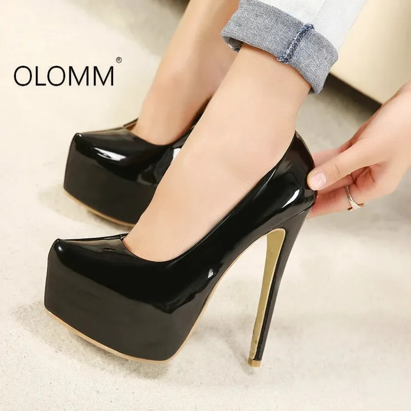 

Waterproof Platform Women's High Heels Exy Elegant Temperament Thick Womens Shoes Fashion Stiletto Heels Shoes for Women Tacones