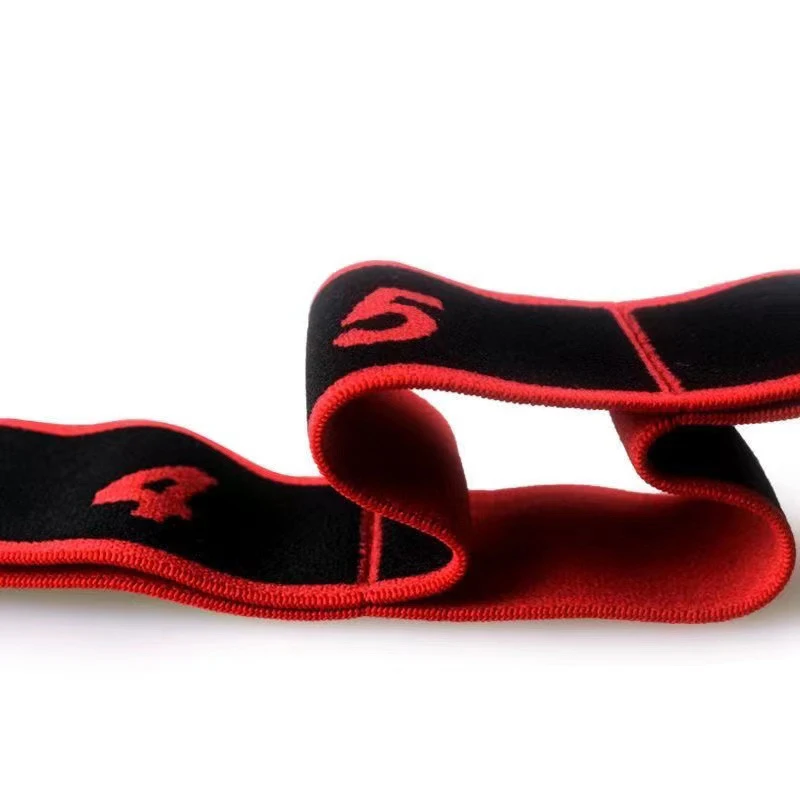 8-segment Number Belt Yoga Segment Stretch Belt High Elastic Yoga Auxiliary Stretching Belt Dance Belt Tension Belt