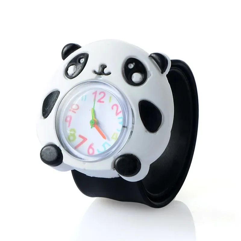 3D Cartoon Watch Animal Cute Children\'s watch Clock Baby Kid Quartz Waterproof Student Silica gel Wrist Watches birthday gifts