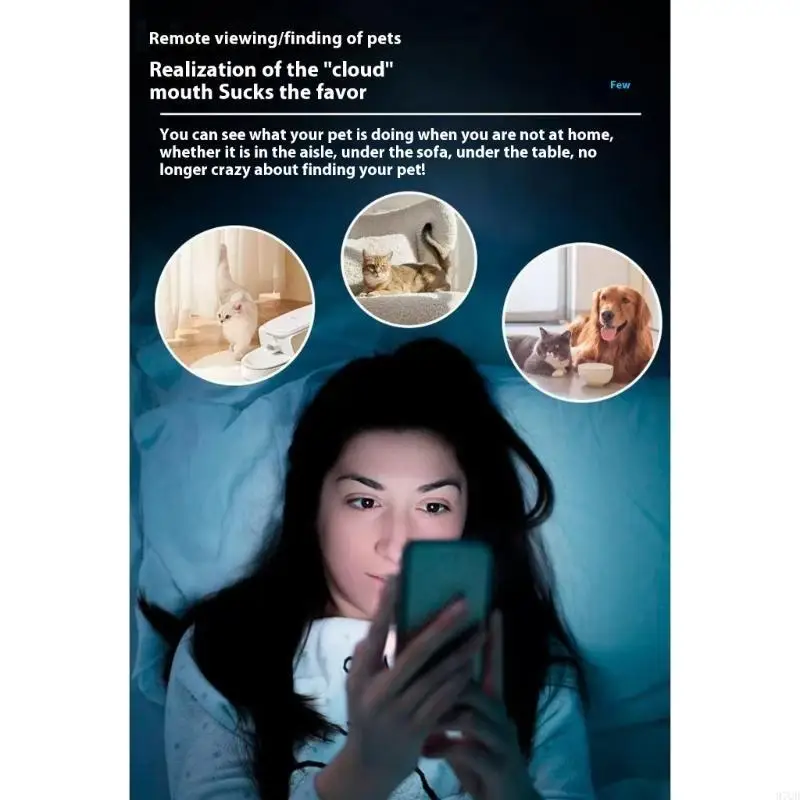 97qd Wi -Fi Moving Robot Pet Camer