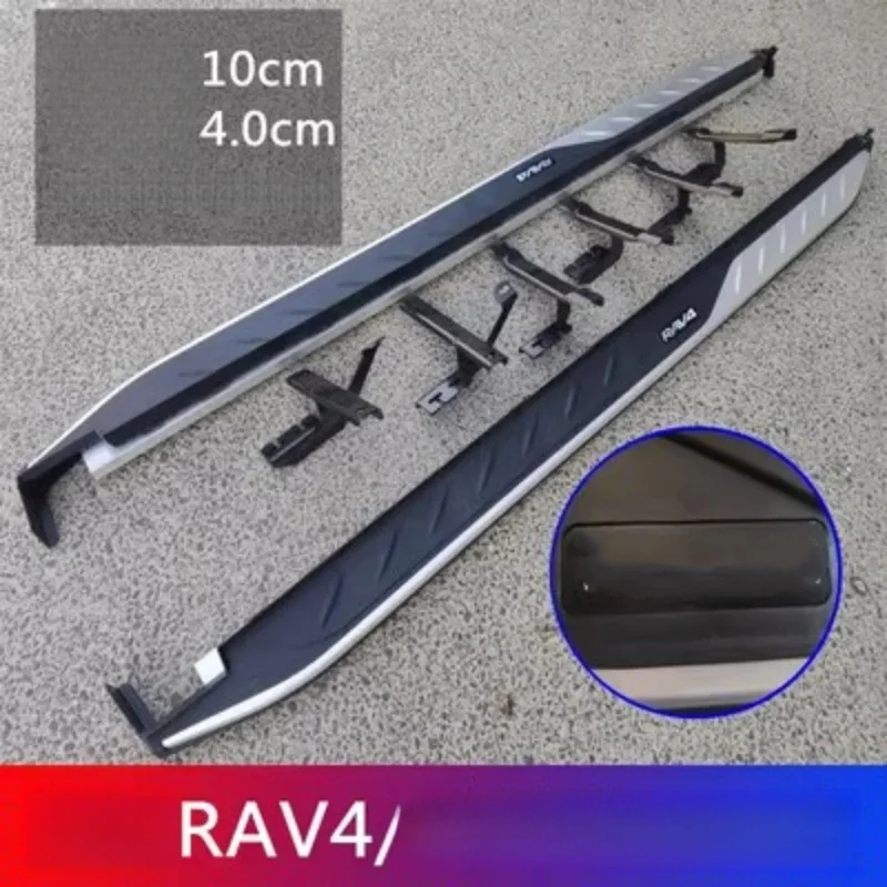 

Боковые подножки с накладками на колесные арки и обвесом для RAV4 Wildlander 2009-2023: Детали для внешнего тюнинга