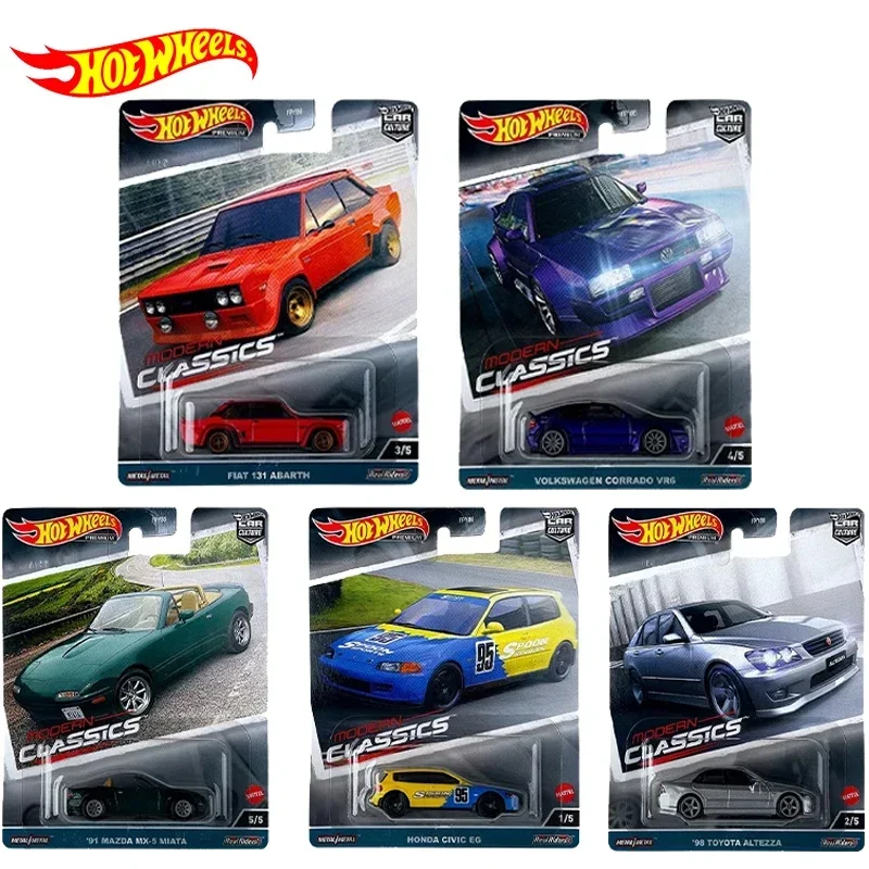 Genuine Hot Wheels Premium Car Culture Modern Classic 1/64 Toys for Boys Diecast Volkswagen Corrado Mazda MX5 Miata Honda Civic