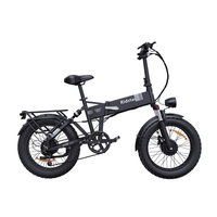 RIDSTAR H20 PRO Folding 2000W Dual Motor 48V 23AH Mountain Snow Electric Bicycle Hydraulic Brake 20*4.0 Fat Tire Electric Bike