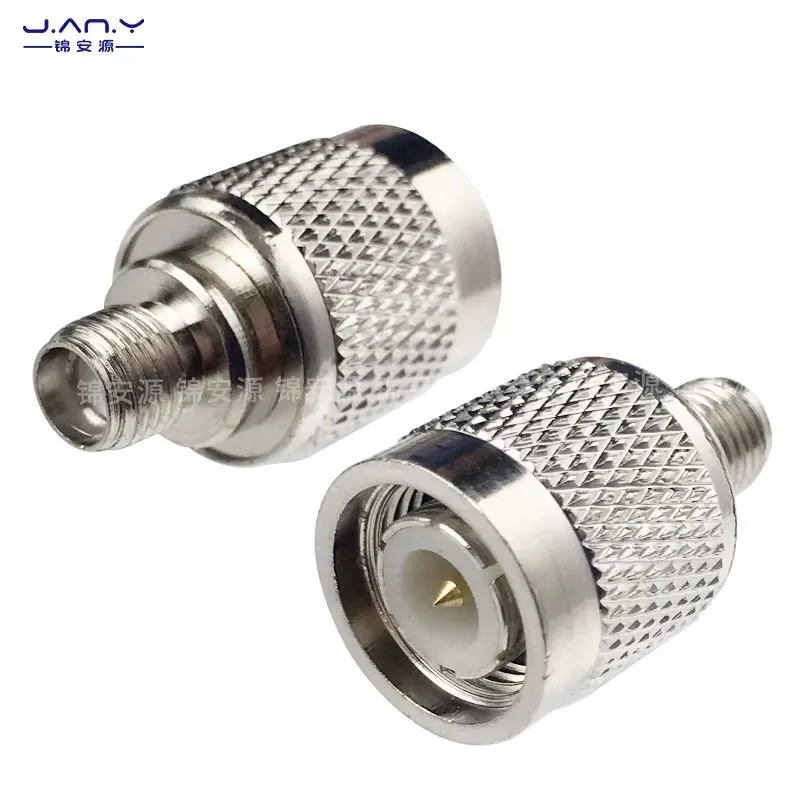 Copper plated TNC to SMA RF adapter RF high-frequency coaxial feeder connector SMA to L12 male to female conversion