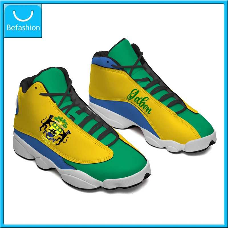 Dropshipping Print On Demand Central Africa Cameroon Central African Chad Congo Gabon Flag Custom Sneaker Shoes Free Shipping