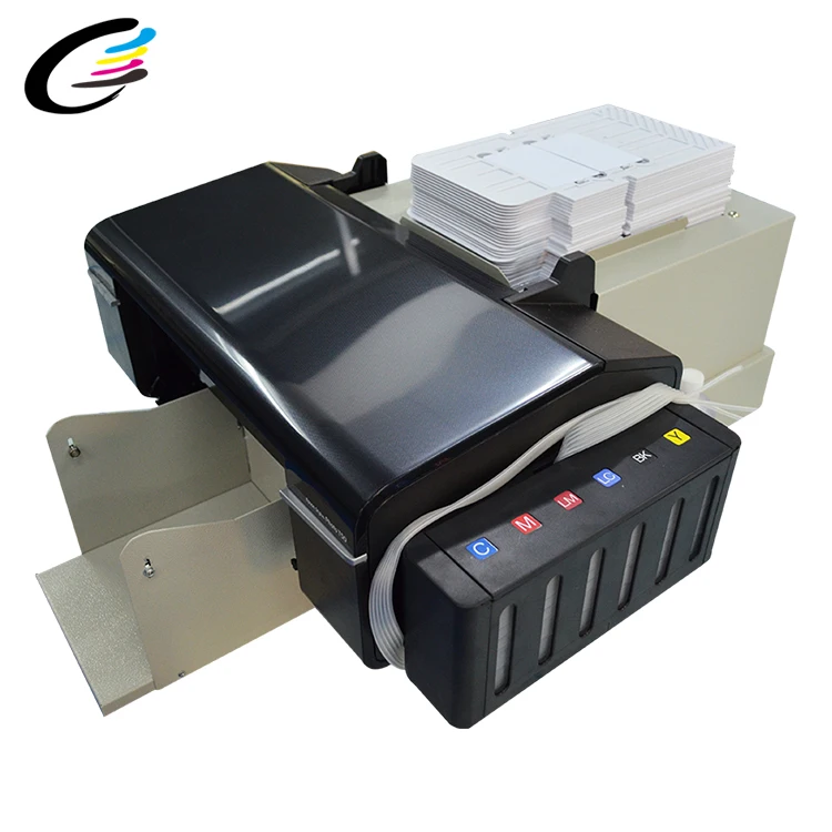 FCOLOR Professional Card Printer for PVC Business ID Card DVD Inkjet Printing