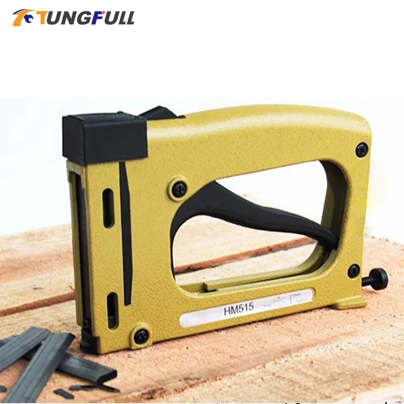 HM515 Manual Nail Gun Frame Gun Nailer  Furniture Production Interior Decoration Leather Product Nail Gun Tools