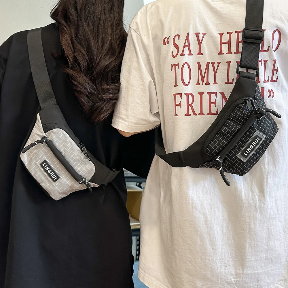 

Chest Bag 2025 New Simple Small Bag Crossbody Bag Casual Sports Lightweight Outdoor Shoulder Bag
