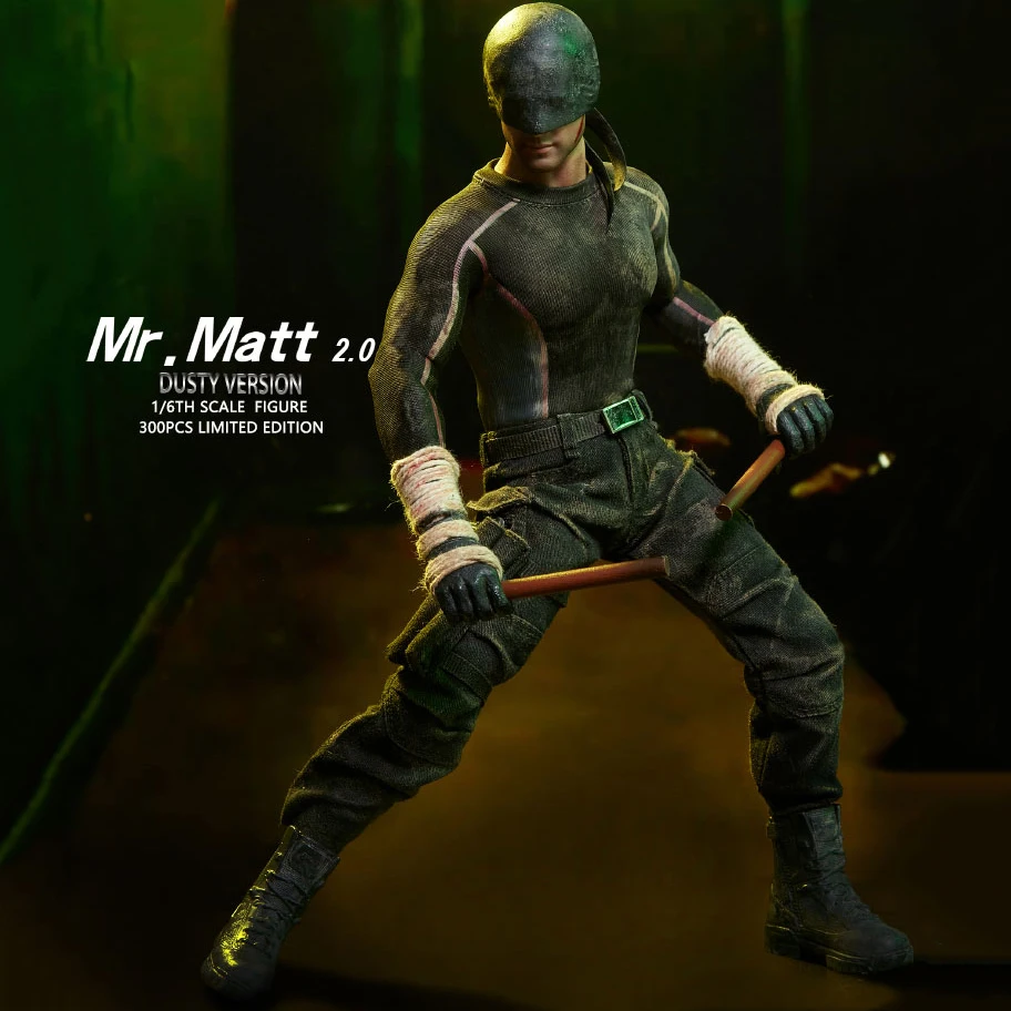 HOT HEART FD010 1/6 Mr. Matt The Dark Warrior Rescue Uniform Ver. Figure Model 12'' Male Soldier Action Body Doll Full Set Toy