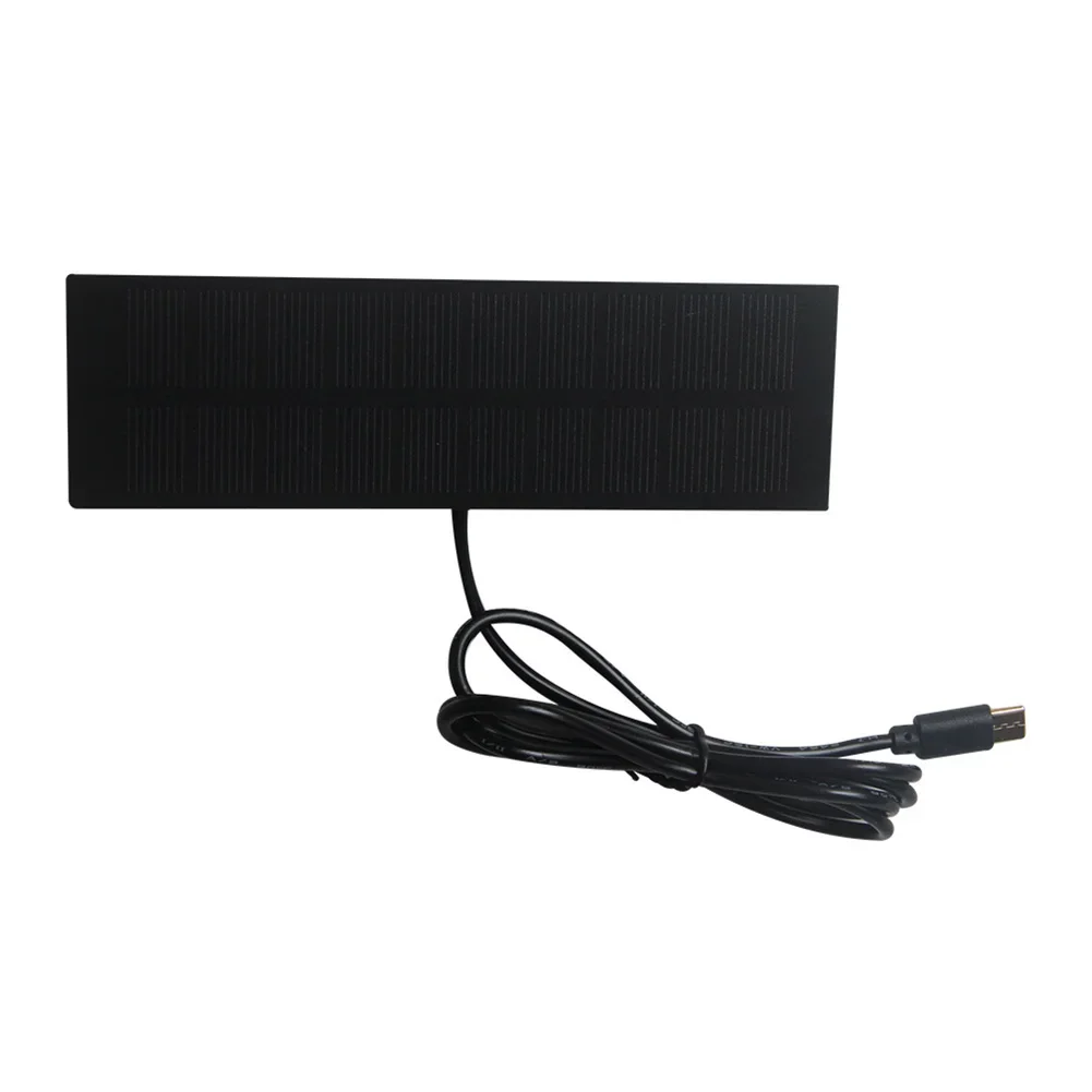 Outdoor Use Travel Solar Charger Battery Charger Black Versatile Compatibility Long Lifespan No Built-in Battery