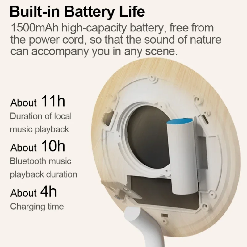 New Rechargeable Bluetooth Speaker White Noise Sound Machine Best Gift for Baby Portable Wireless Boombox Caixa De Som MC330
