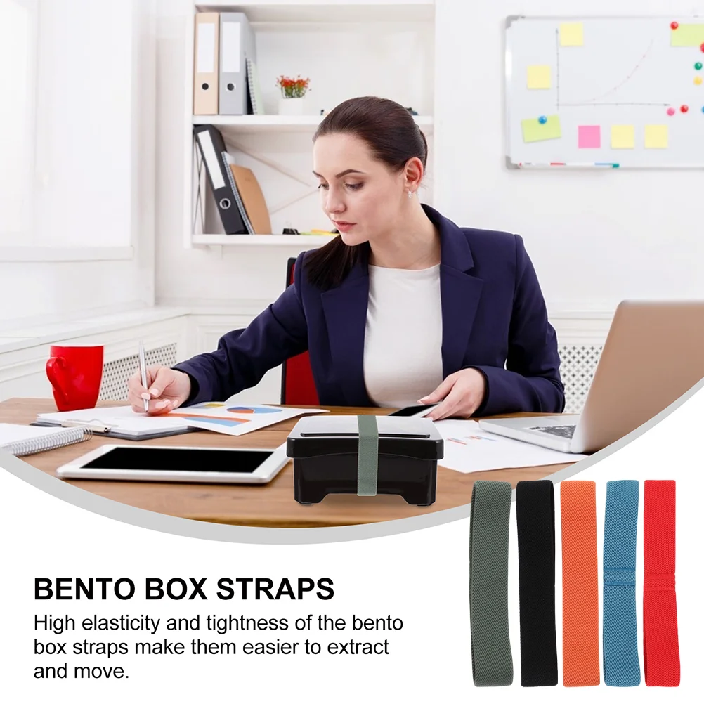 Bento Box Elastic Straps Lunch Case Elastic Bands Stretchy Bento Box Straps