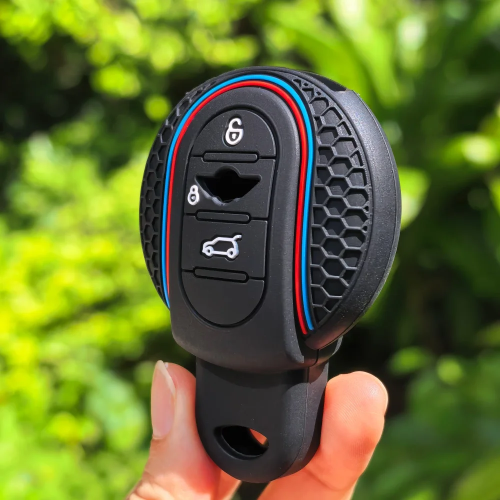 

Силиконовый чехол-флип для автомобильного ключа 3BTN для BMW MINI COOPER S ONE JCW F54 F55 F56 F57 F60 R55 R56 R57 CLUBMAN COUNTRYMAN