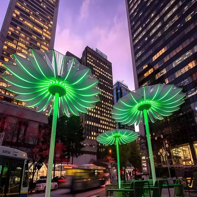 فانوس أرضي للمشروع الخارجي، مركز تسوق بلازا بارك IP65 لعيد الميلاد والهالوين #2