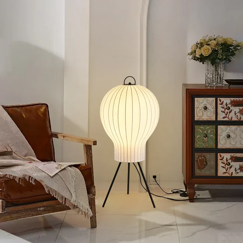 lampadas de assoalho led de seda nordica decoracao de casa simples luminaria portatil lampada nordica apto para sala de estar sala de jantar vestiario sofa 01