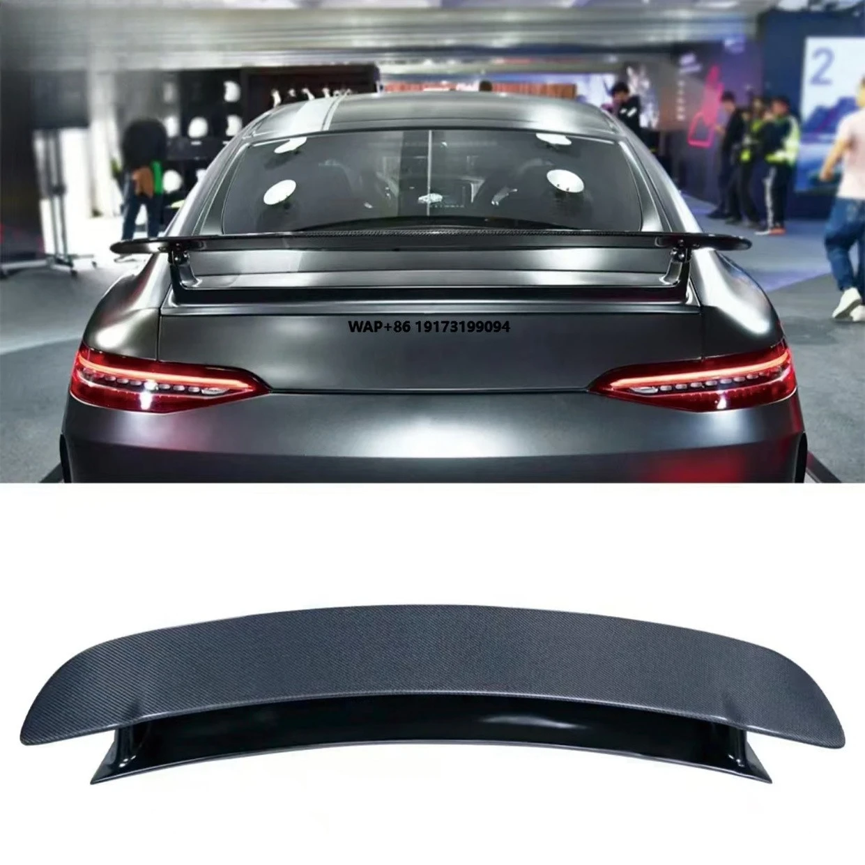 

High Quality Carbon Fiber Rear Spoiler Trunk Lip Wing Auto Decoration Body Parts for GT50