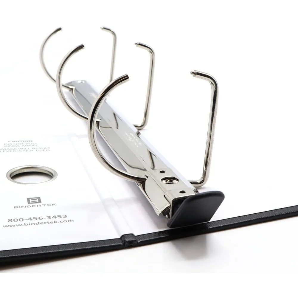 Premium 3-Ring Binders, 7-Pack, Light Gray, 2 Spine, 325-Sheet Capacity, 1.25 D-Rings, Linen-Textured, Heavy-Duty Organization