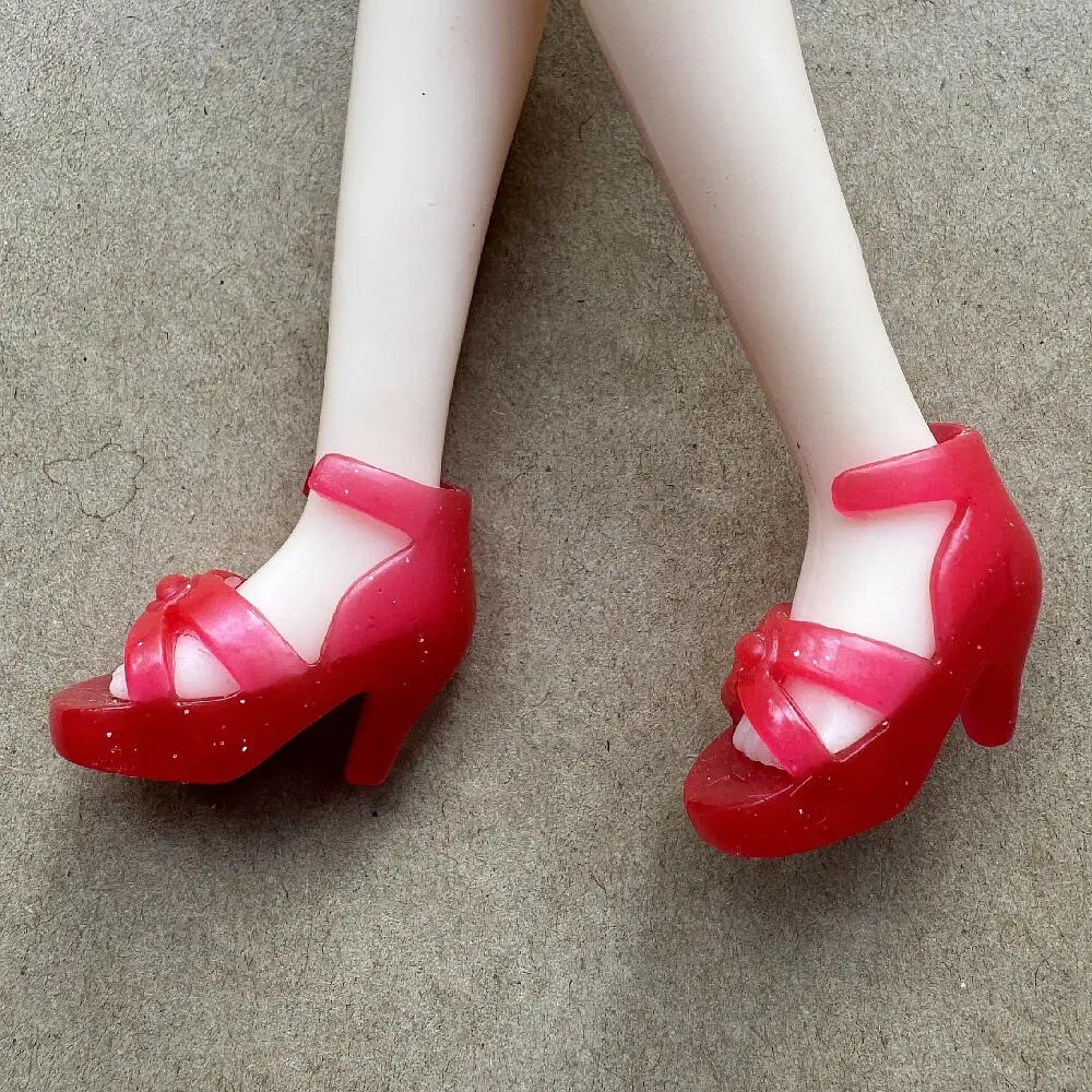 1/6 Maßstab Licca Puppenschuhe DIY High Heels & Flachsohlen Deko-Spielzeug für Puppenzubehör – Detail 20