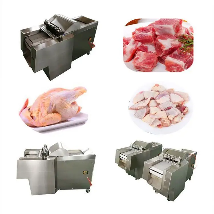 Reasonable Price Pork Meat Cutter Lamb Cube Meat Cutting Machine