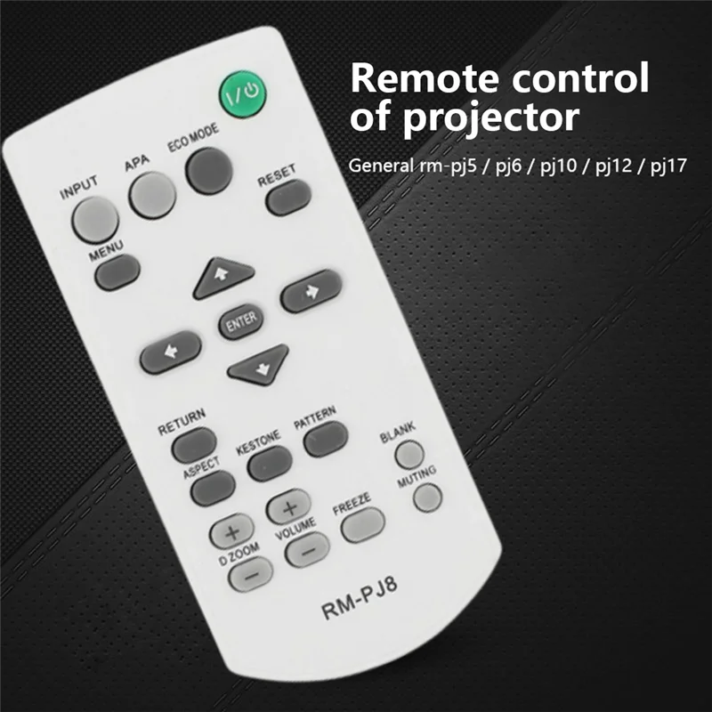 Universal RM-PJ8 Projector Replacement Remote Control for Sony RM-PJ5/PJ6/PJ10/PJ12/PJ1 Wireless Remote Controller