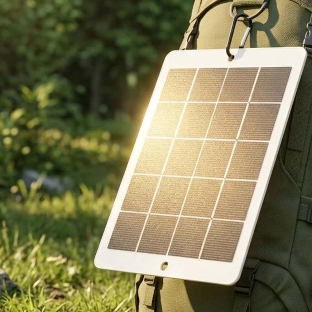 Thin 6mm For 3W Solar Charger USB Compatible for For mobile Phones Power Banks Monocrystalline 16x12cm Indoor Outdoor Use