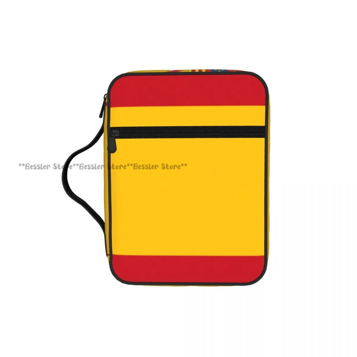 

Spain Flag Bible Bag Zipper Handle Handbag Bible Cover Case Carrying Bible Storage Bag