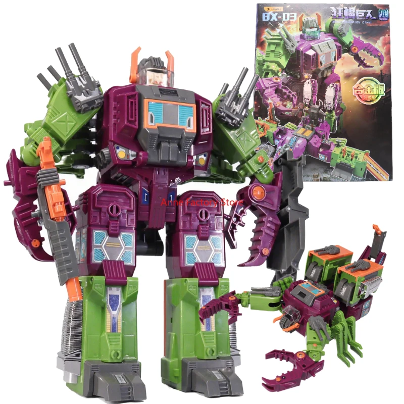 

IN STOCK NOW Transformation G1 Scorponok BX-03 BX03 Crazy Scorpion Giant 35CM Action Figures Robot Toy Gift Collection