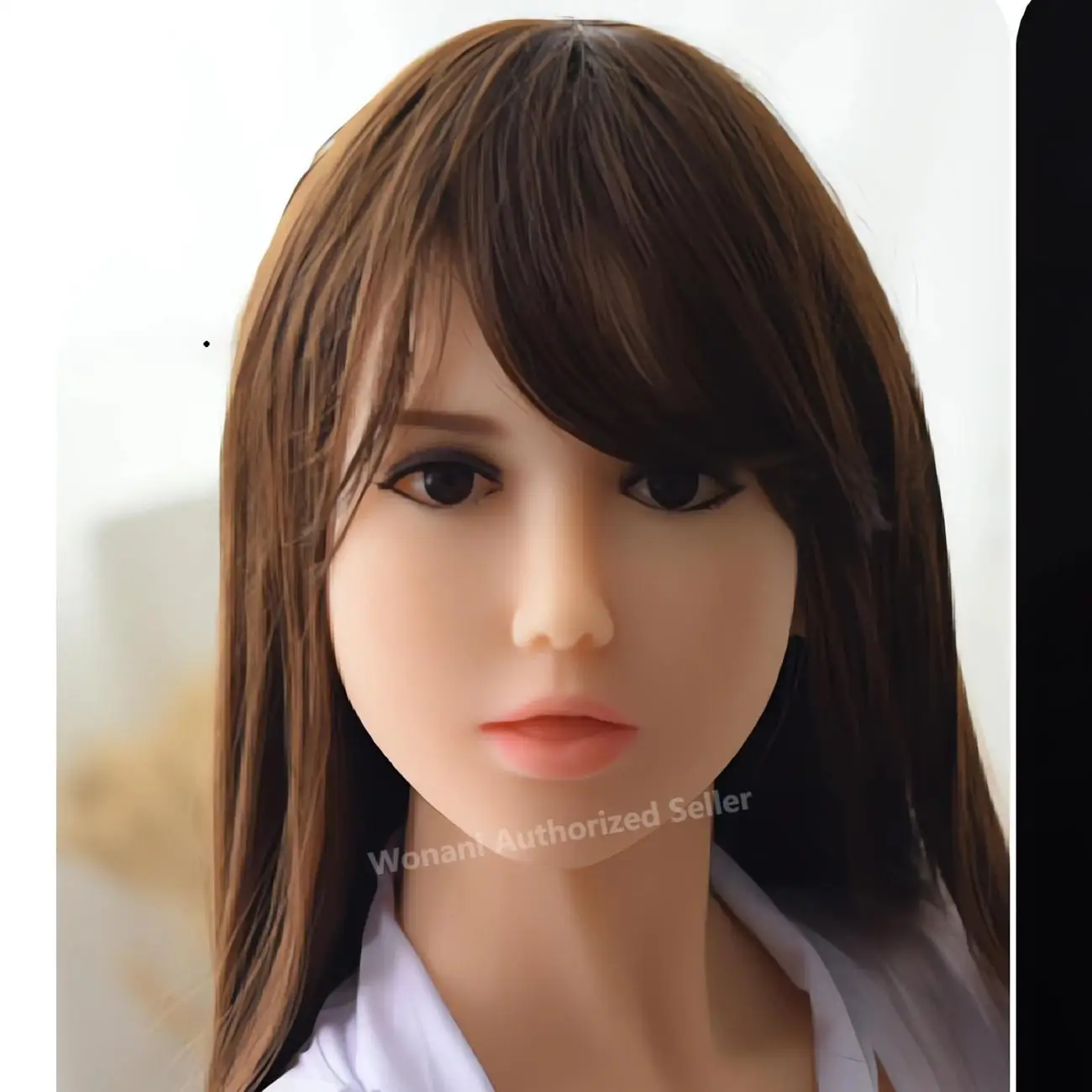 【วอนานี】ตุ๊กตาผู้หญิงสาวสวย วัสดุ TPE เกรดอาหาร หัวใหญ่ 7/18/24, ข้อต่อแบบเกลียว M16 ปากเปิด รูม่านตา ช่องปาก ผิวสัมผัสเหมือนจริง