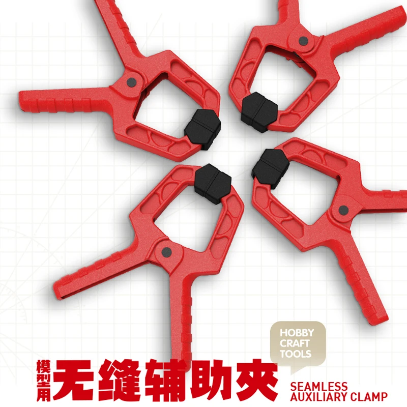HOBBY MIO Nahtlose Hilfsklemme 4PCS Modellteile Kunststoffklammern DIY Modellbauwerkzeuge