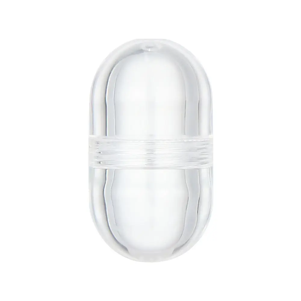 5Pcs/set Portable Empty Capsule Shell 3ml/6ml Hollow Clear Pill Case Plastic Bottle Tablet Medicine Splitters Holder Box