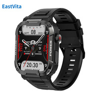 Mk66 Smart Watch Bluetooth Call Music Play Heart Rate Monitor Health Business Wristwatch Outdoor Sports Bracelet Watch for Men