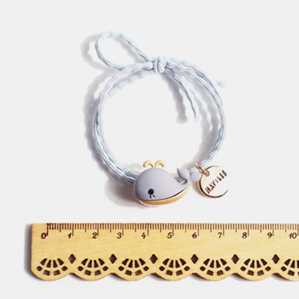 Cute Cartoon Animal Hairbands Hair Ties for Women Big Eyes Cat Hair Rope Adjustable Scrunchies Hairband Girls Hair Accessories