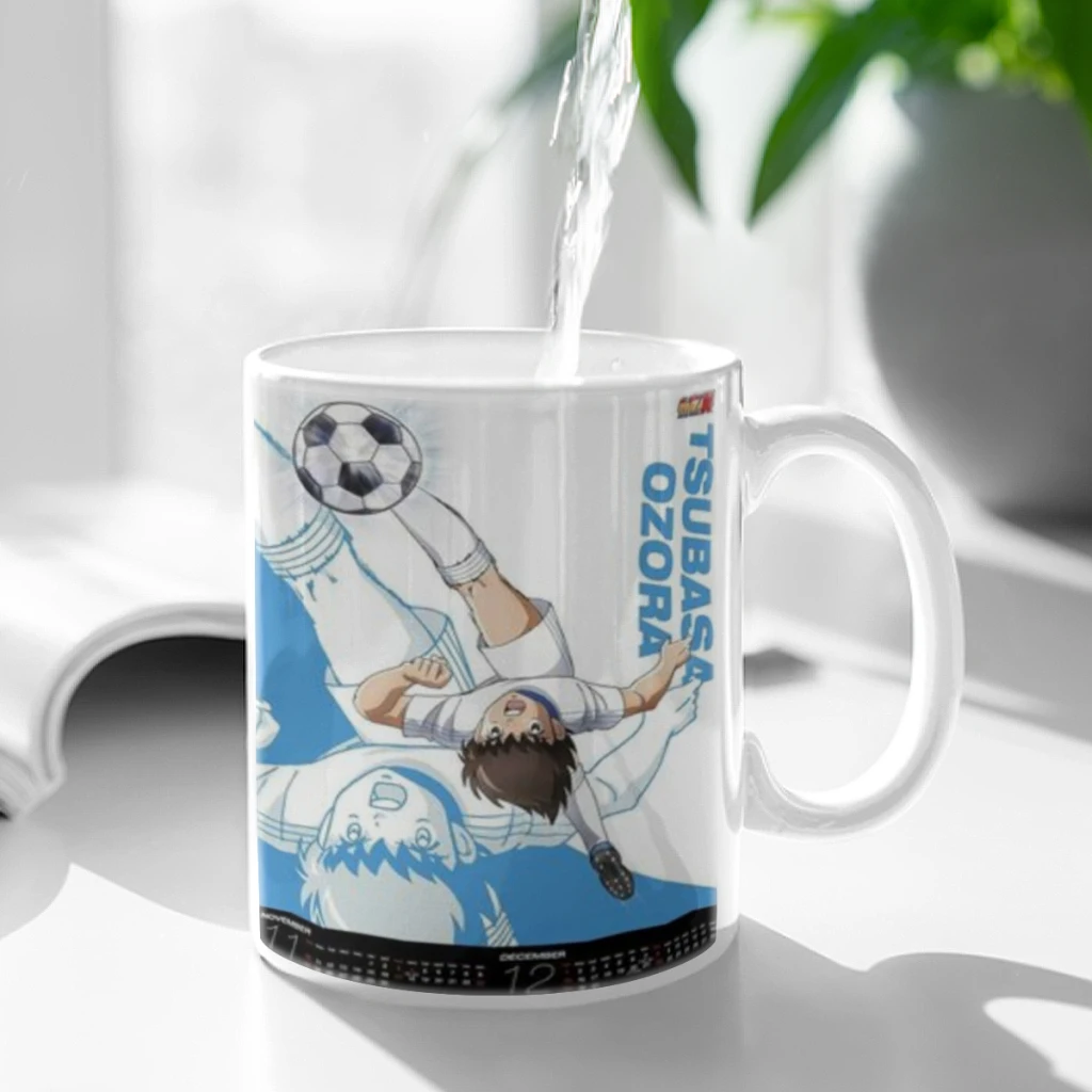 C-Captain_Tsubasa Cartoon Free Shipping 11OZ Coffee Mug Beer Mugs Tea Milk Cup For coffee Lovers Surprised Gift