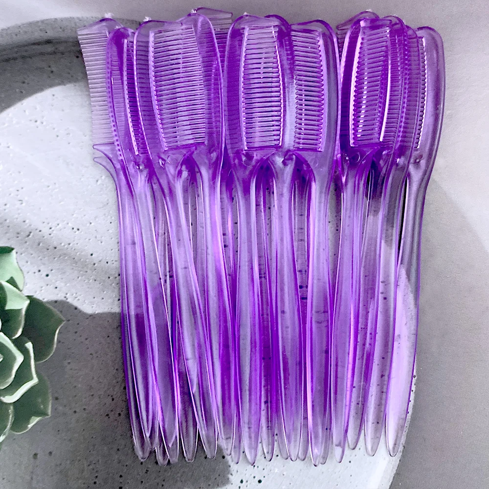 25/50/100pcs Mini Comb For Eye - Eyelash Extension Doll Eye 评论和价格