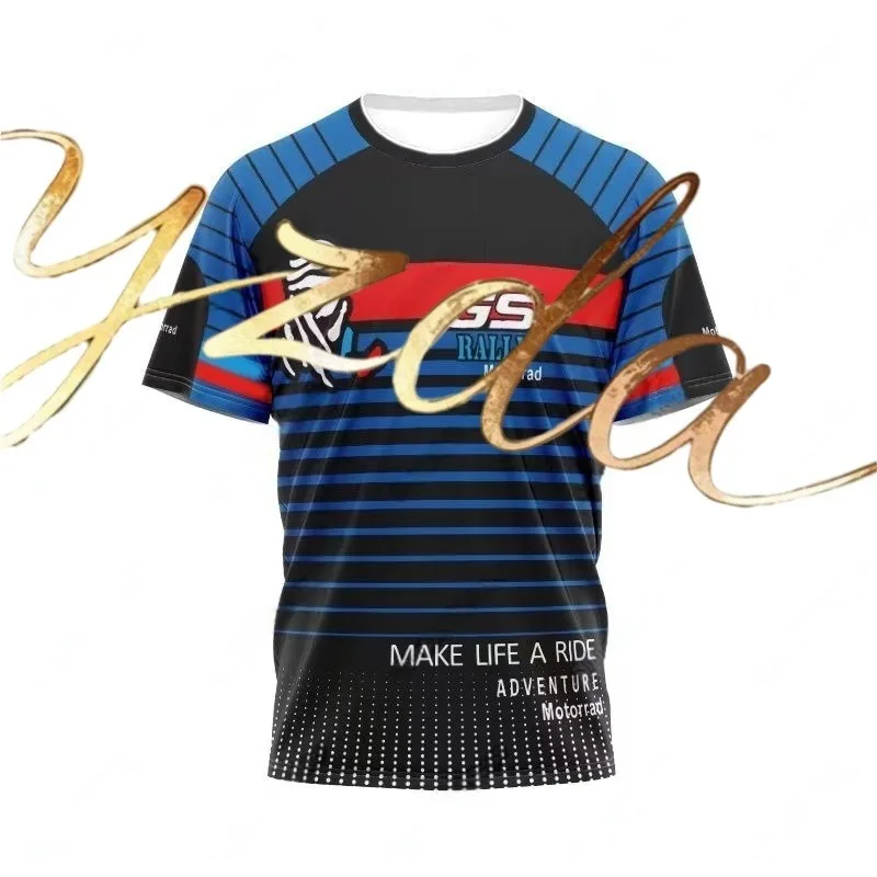 

BMW F850 R1200 R1250 GS T-shirt Motorcycle Racing Men's and Women's Outdoor Sports Leisure Comfortable Speed Drying